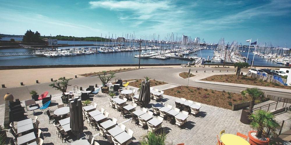 Le Kenav - Studio A 300 M Du Port Locmiquélic Exterior foto